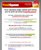 Fresh Squeeze Website Template