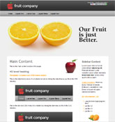 Fruit Company Website Template