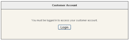 login screen