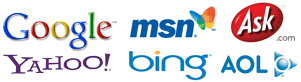 Google Yahoo MSN Bing Ask AOL